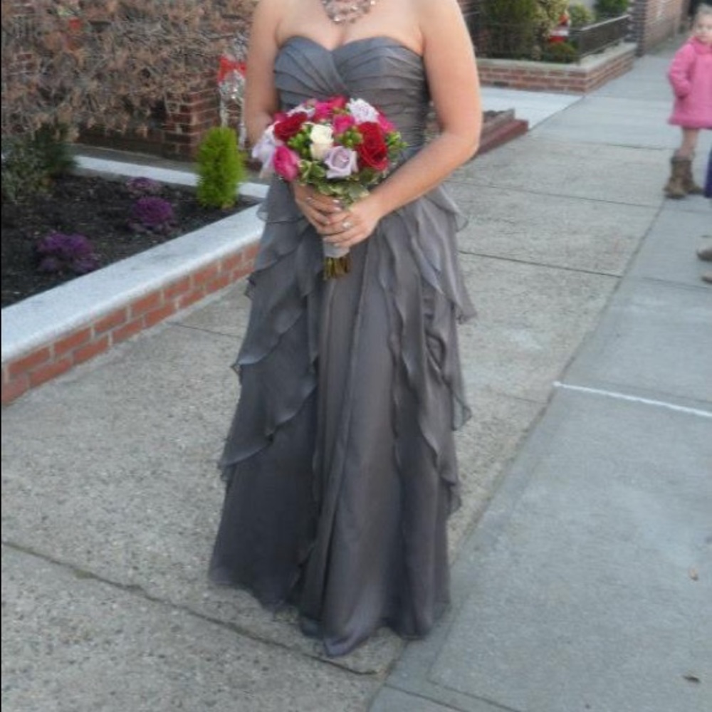Bari Jay Strapless Long Dress
